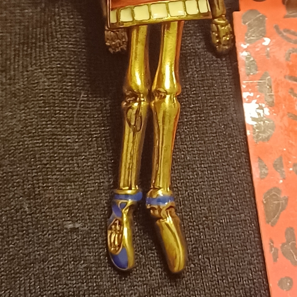 ☠️ BETSEY JOHNSON MOVING RHINESTONES  SKELETON NECKLACE NEW ✨️ - Picture 7 of 7